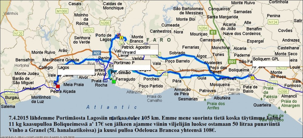 Suoraakin suorempi reittimme Lagosiin